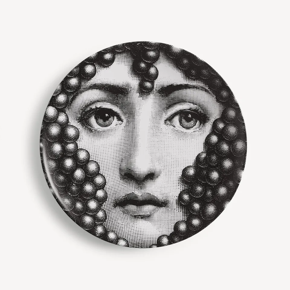 fornasetti-tema-e-variazioni-n-111-wandteller-porzellan-blumen image 1