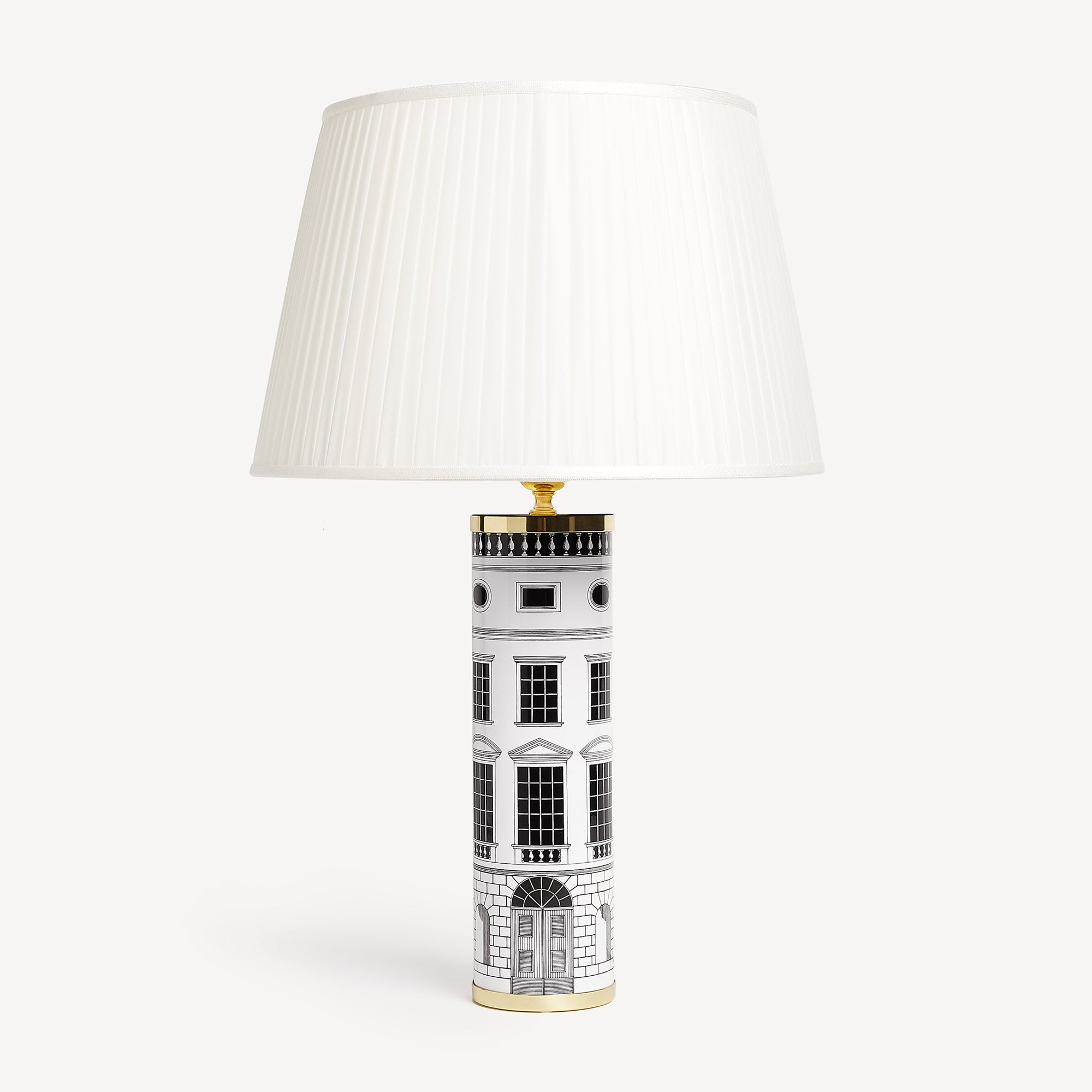 fornasetti-home-accessories-lampenschirm-konisch-plissee-stoff image 1