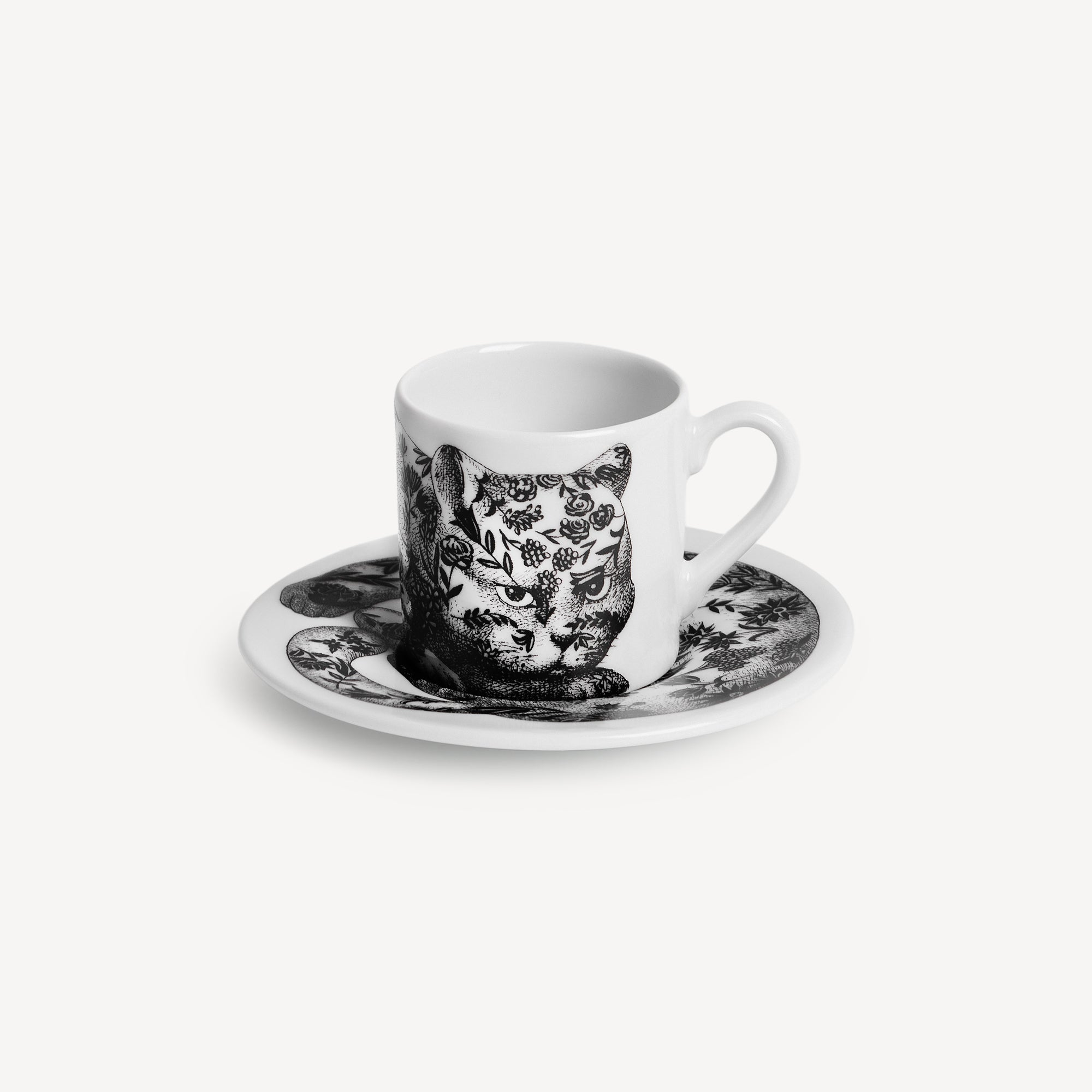 atelier-fornasetti-high-fidelity-fiorato-kaffeetasse-schwarz-wei image 2