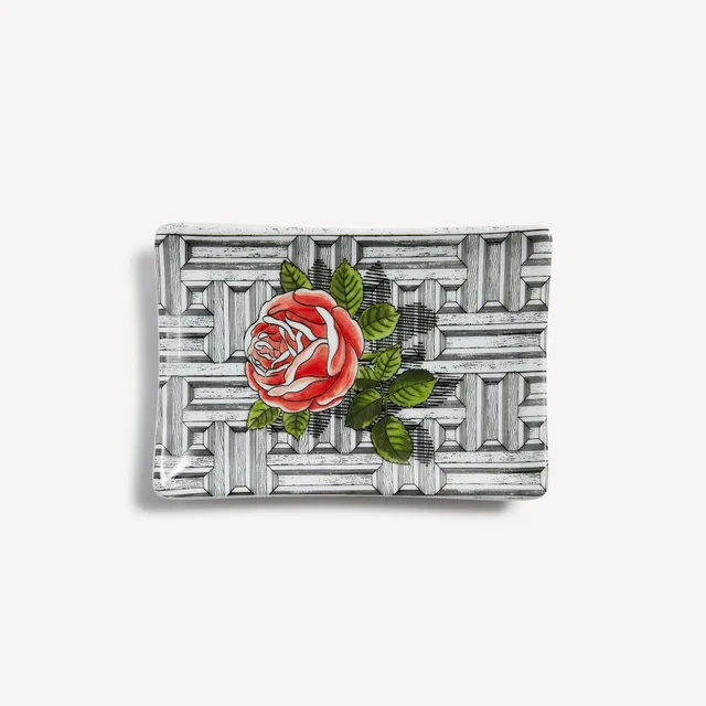 fornasetti-musciarabia-rose-aschenbecher-rechteckig image 1