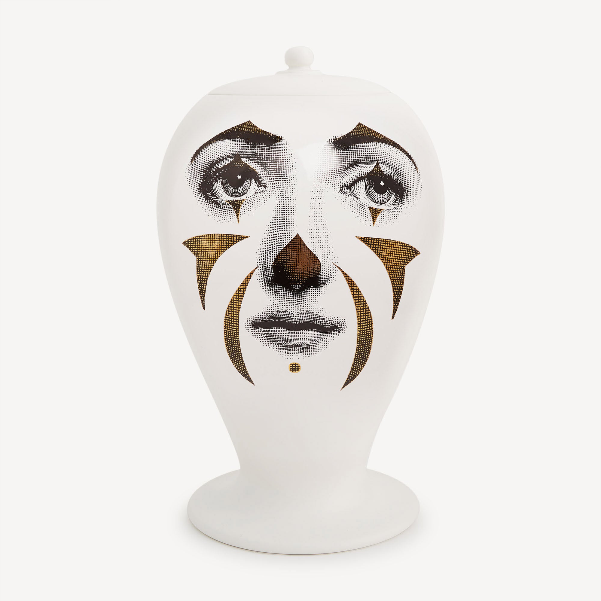 fornasetti-clown-tema-e-variazioni-vase-keramik-gesicht image 1