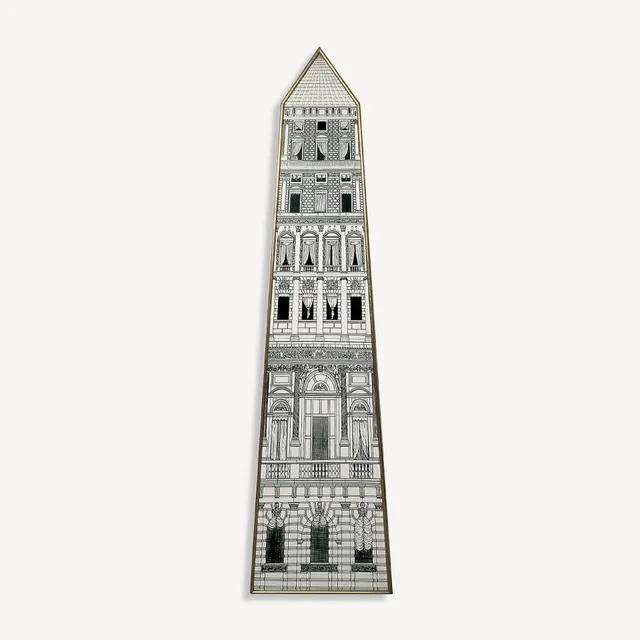 atelier-fornasetti-obelisco-wandpaneel-holz-architettura image 1