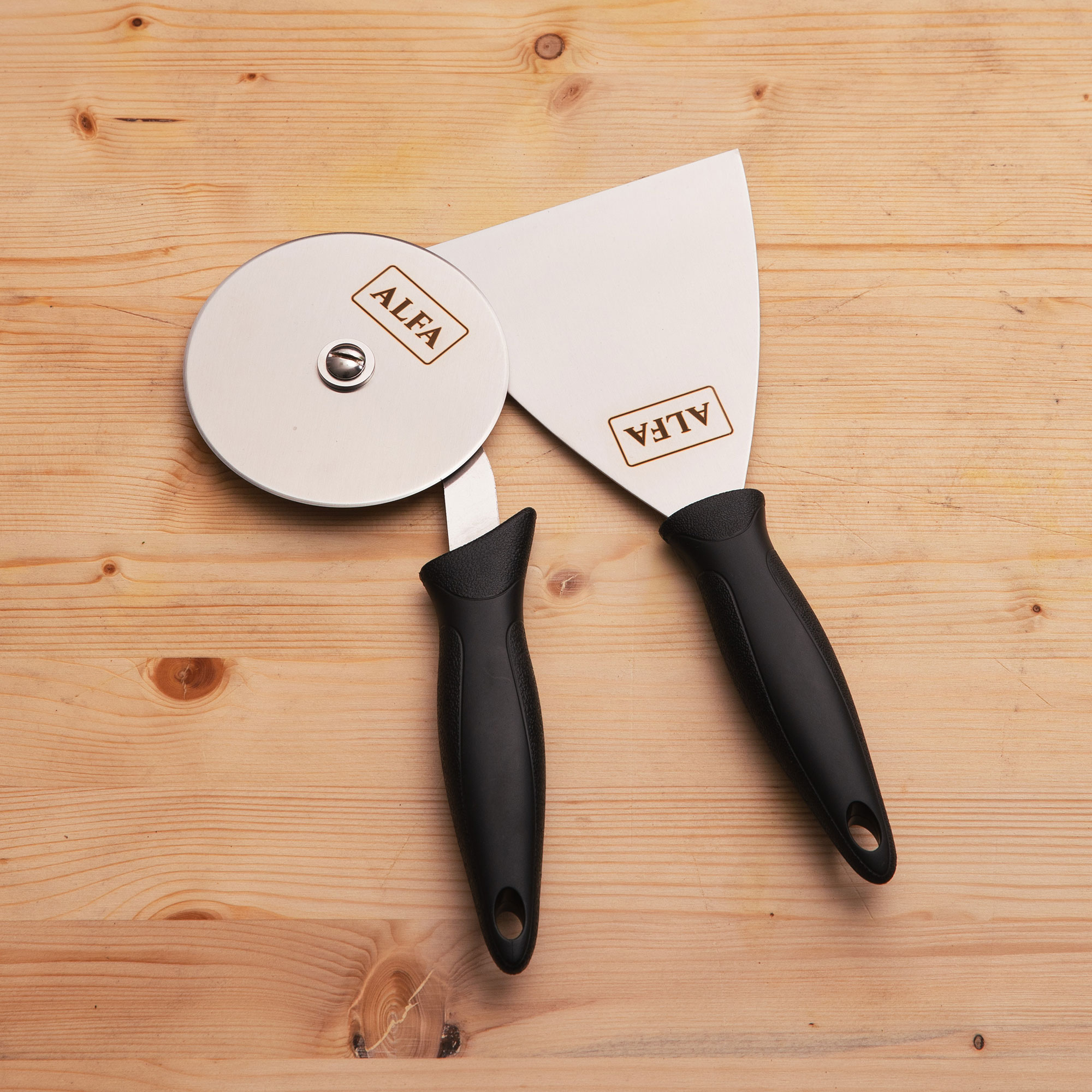alfa-forni-pizzaschneider-pizzaroller-edelstahl image 2