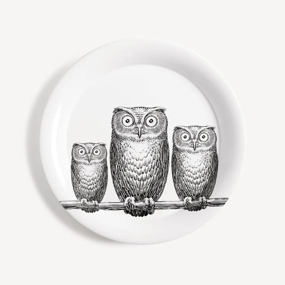 fornasetti-civette-tablett-rund-eulen-serviertablett image 1