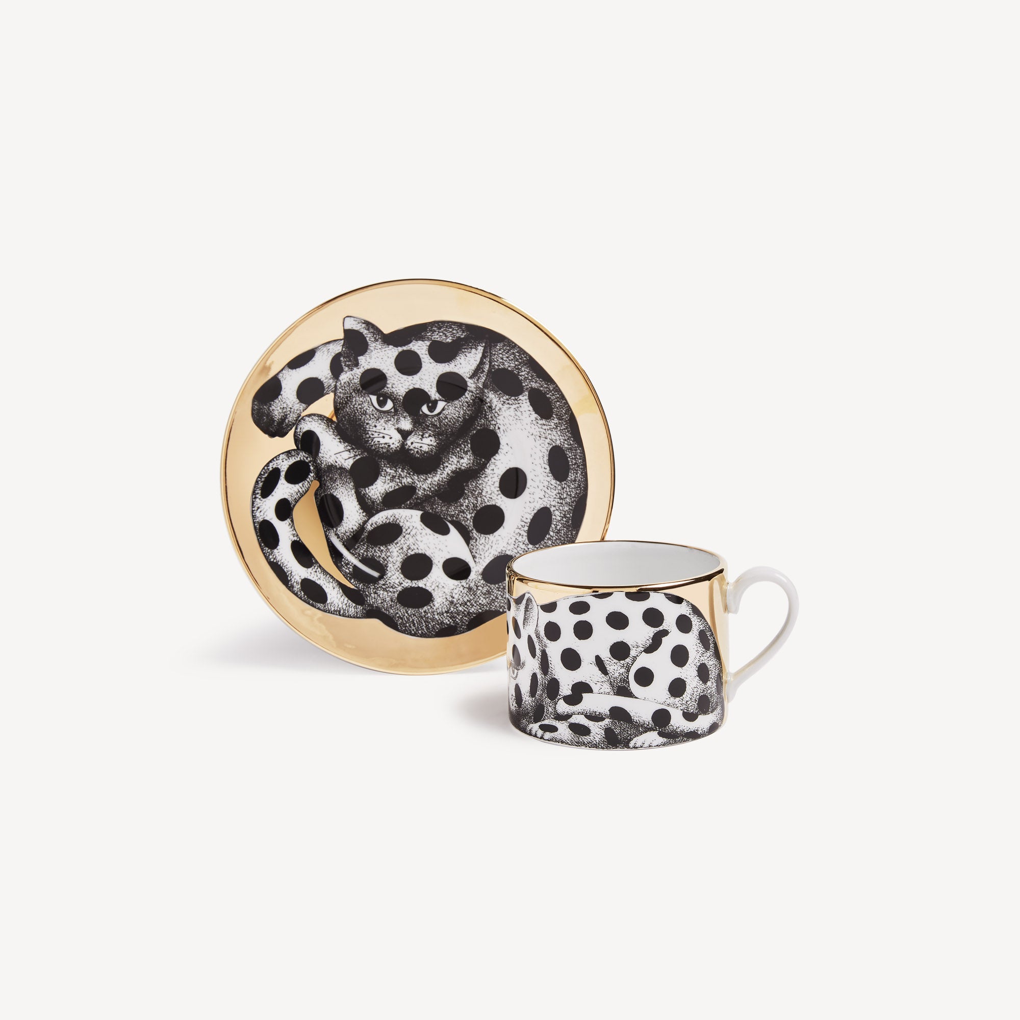 fornasetti-high-fidelity-pois-teetasse-porzellan-katze-gold image 4