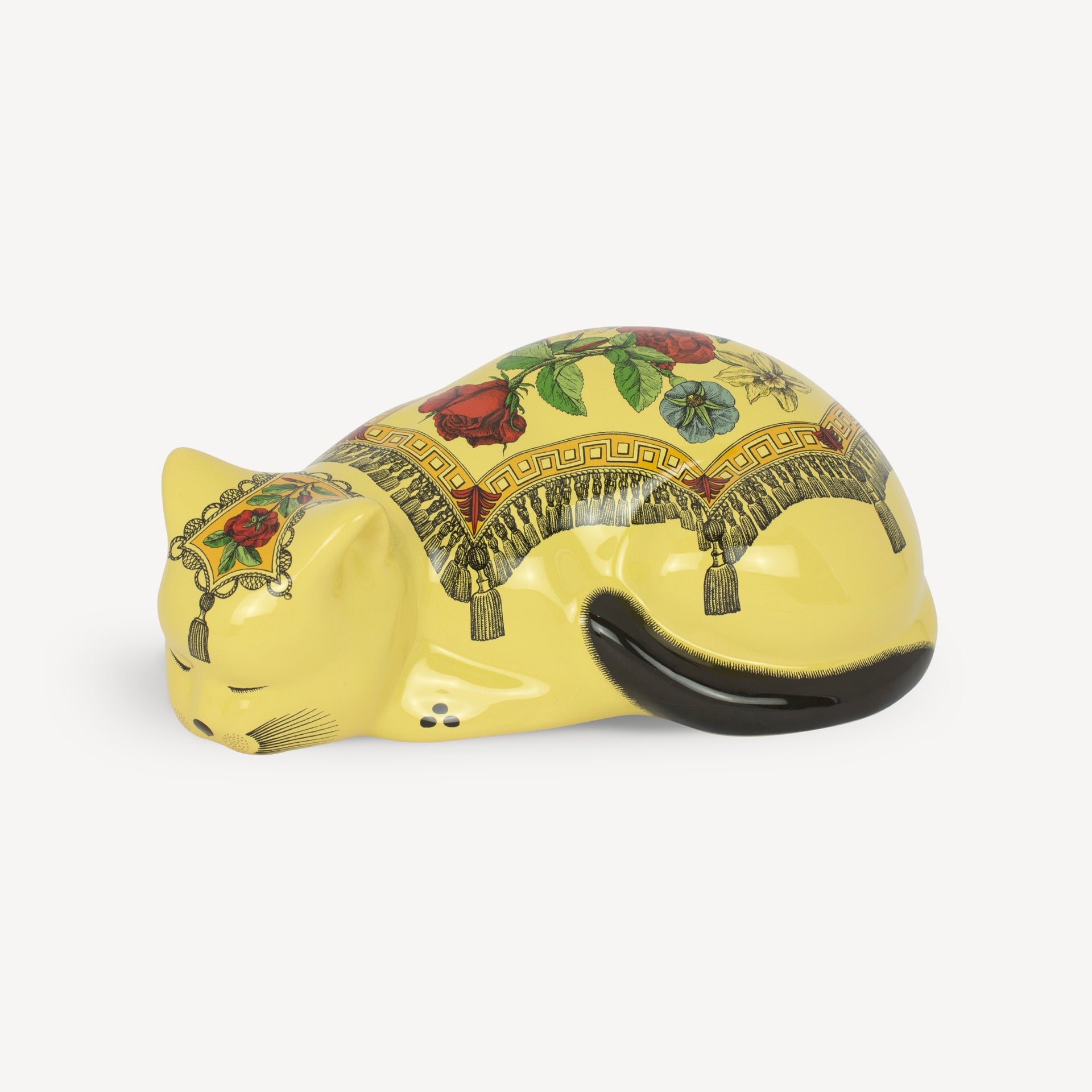 fornasetti-cat-mantellato-katzenfigur-keramik-bunt image 1
