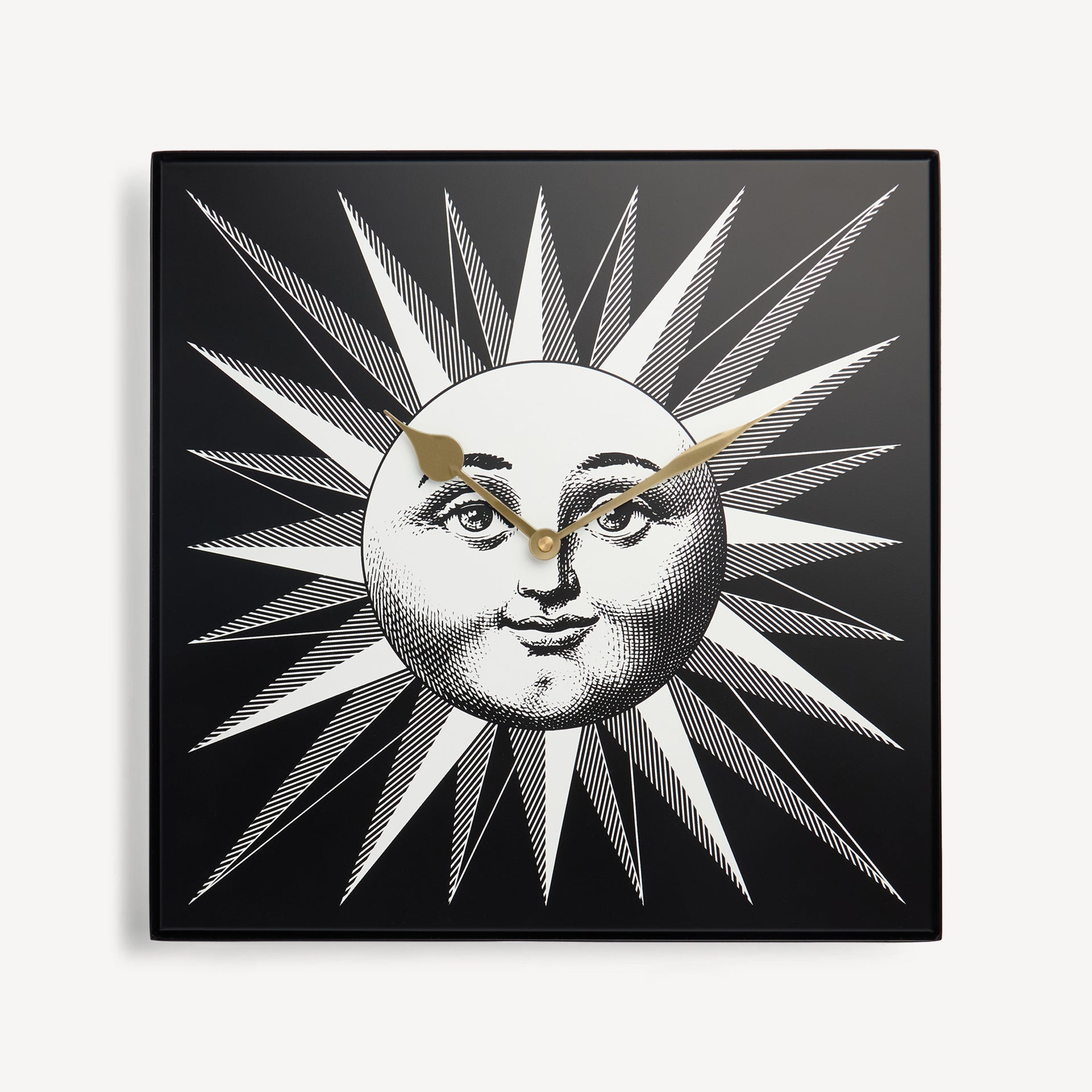 fornasetti-grande-sole-wanduhr-metall-sonne-lautlos-2 image 1