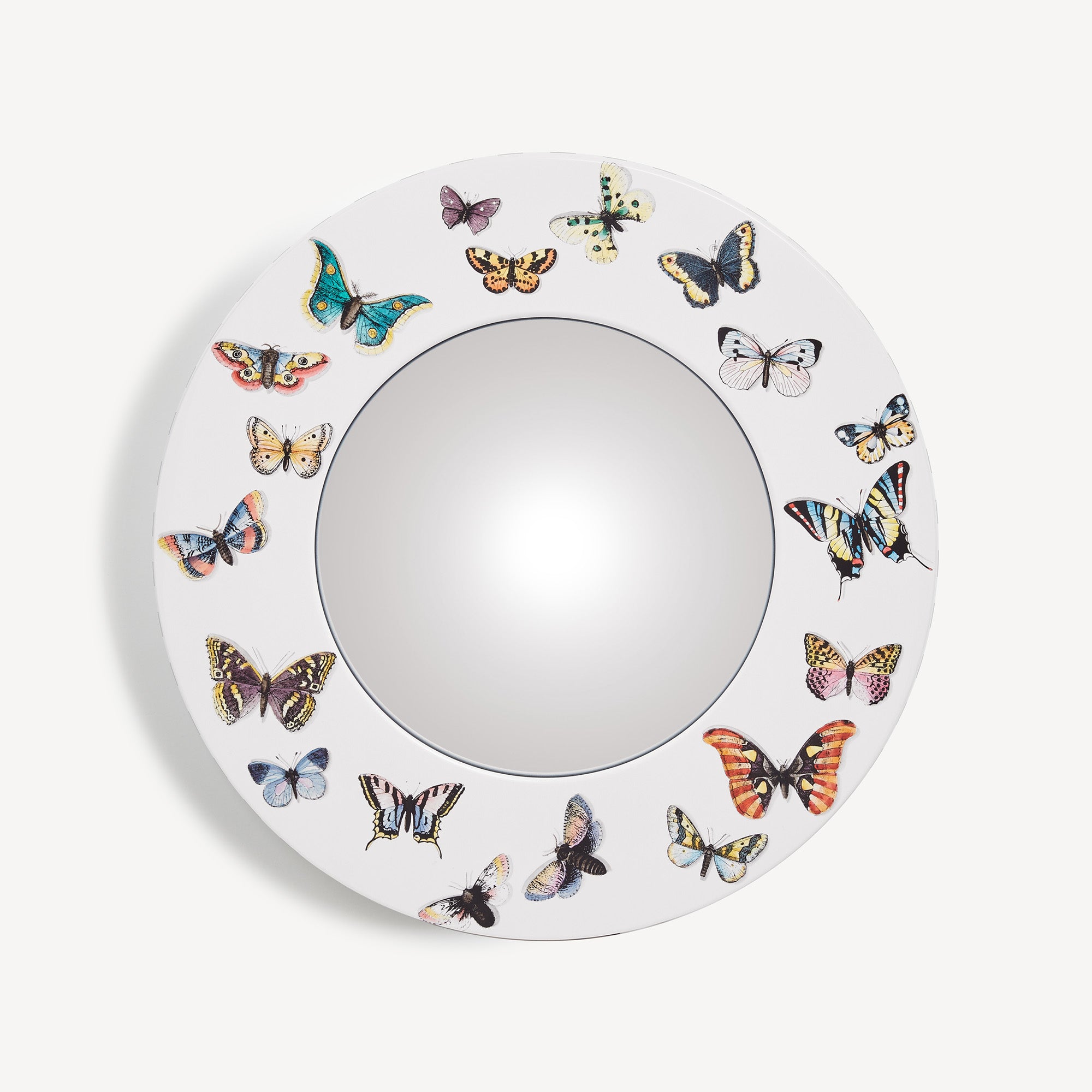 atelier-fornasetti-farfalle-wandspiegel-konvex-holzrahmen image 1