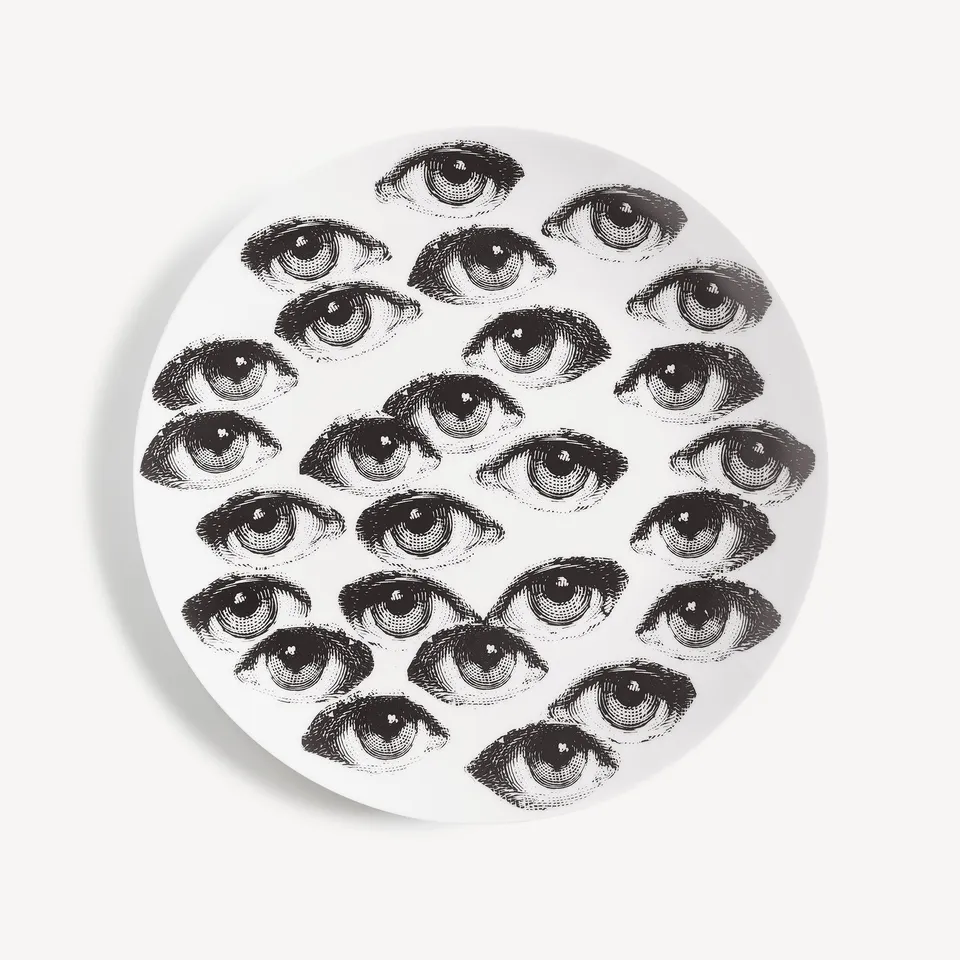 atelier-fornasetti-tema-e-variazioni-wandteller-nr-168-porzellan image 1