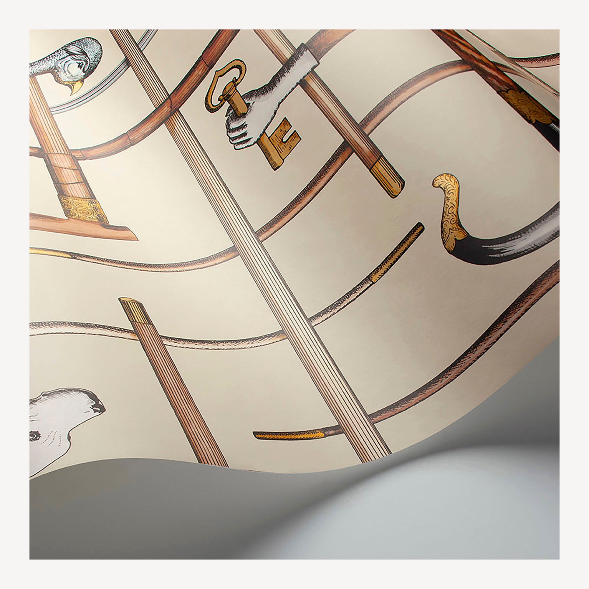 fornasetti-bastoni-tapete-cole-son-gold-creme-10m image 2