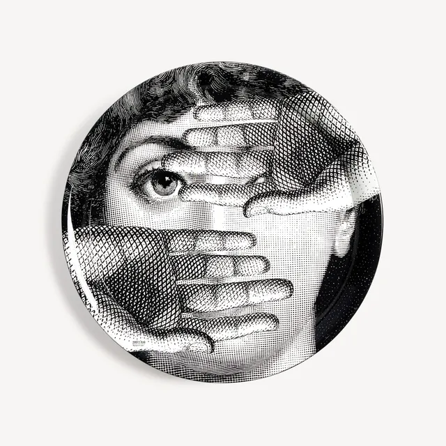 atelier-fornasetti-tema-e-variazioni-n-154-tablett-metall-rund image 1