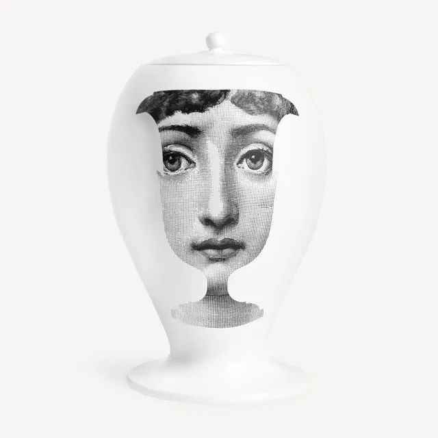 fornasetti-sagome-di-vasi-vase-keramik-schwarz-wei image 1