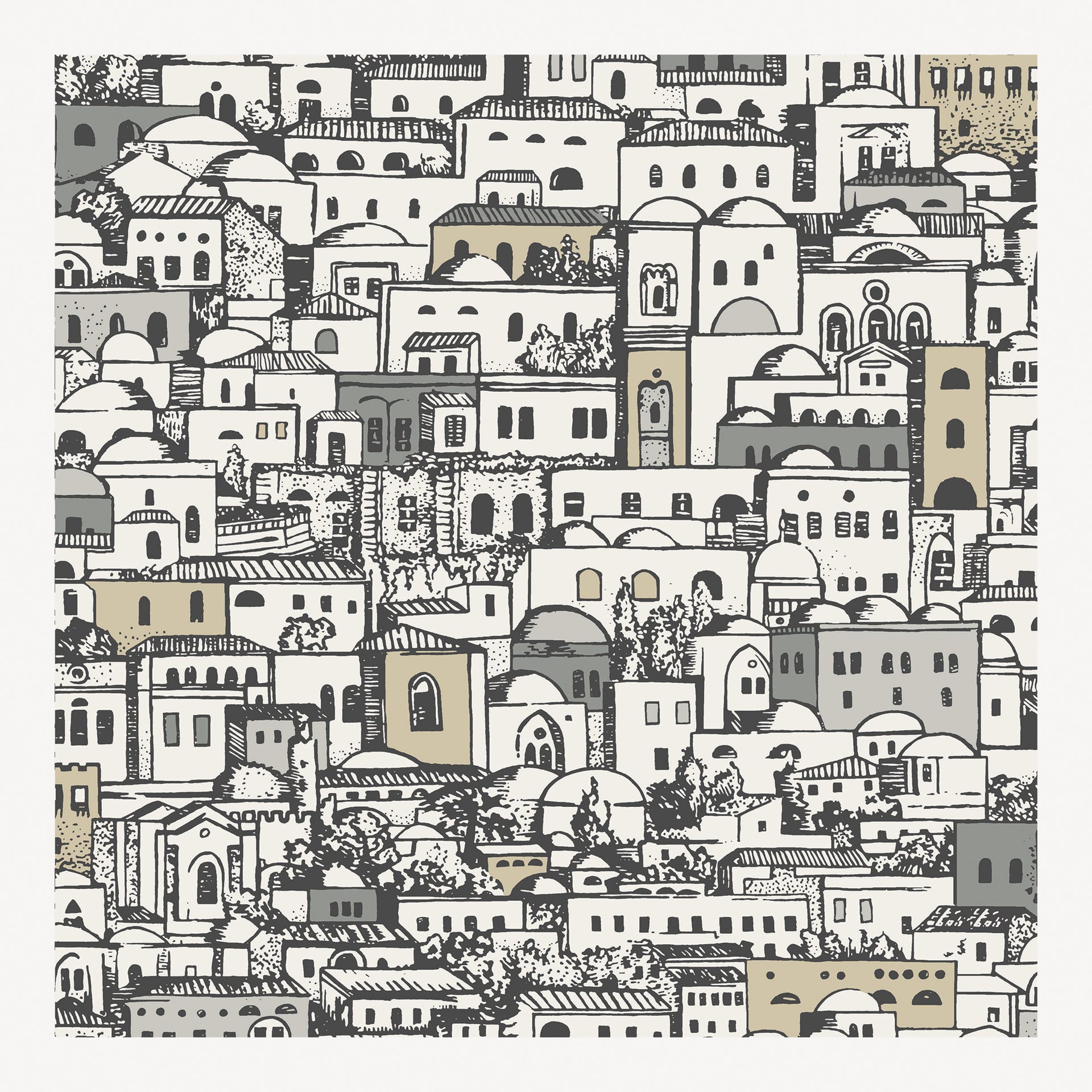 fornasetti-mediterranea-tapete-stadt-rolle-52-cm-x-10-m image 1