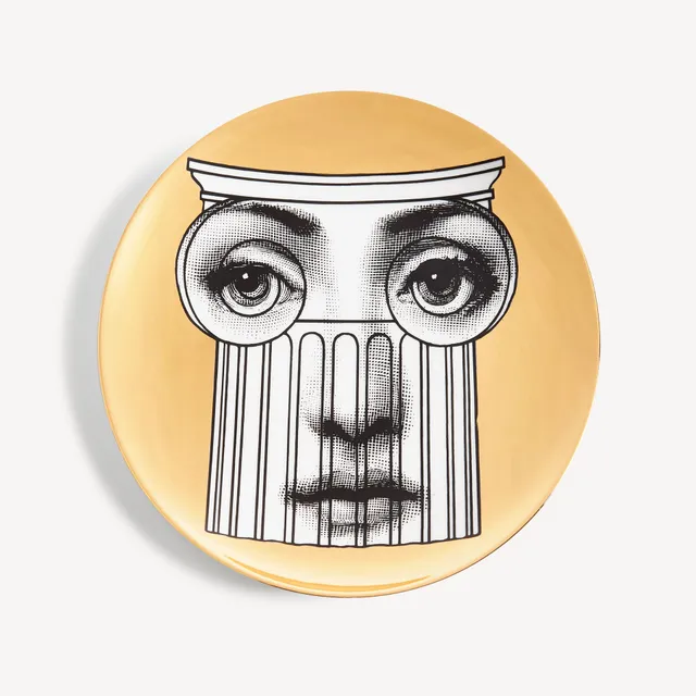 fornasetti-tema-e-variazioni-wandteller-n-278-lina-gold image 1