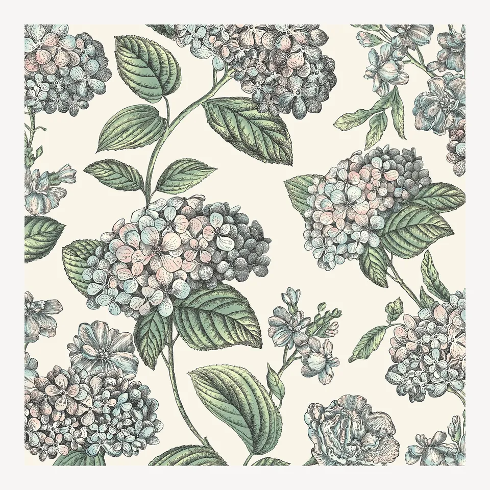 atelier-fornasetti-ramo-di-ortensia-tapete-hortensie-2 image 1
