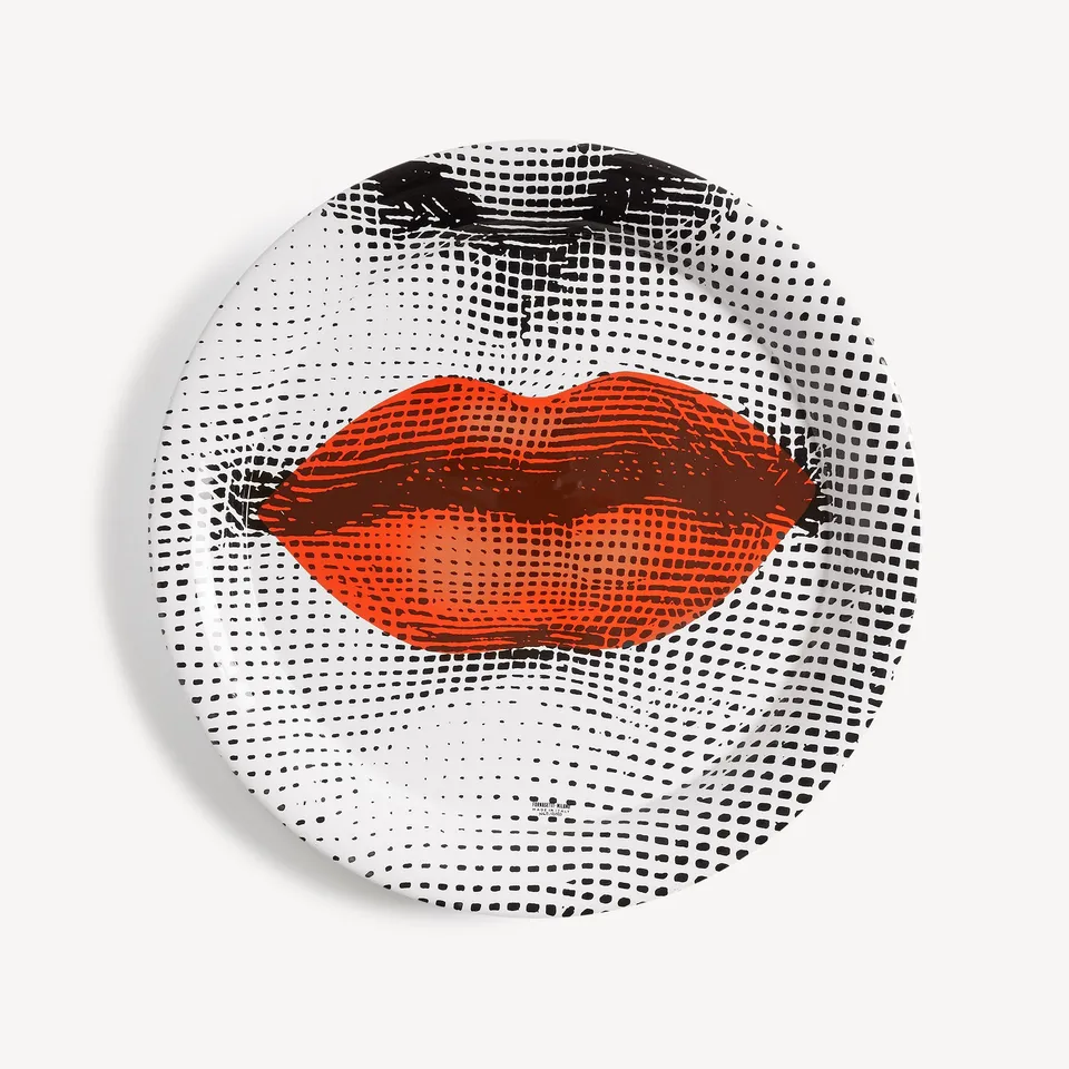 atelier-fornasetti-bocca-tablett-rund-serviertablett image 1