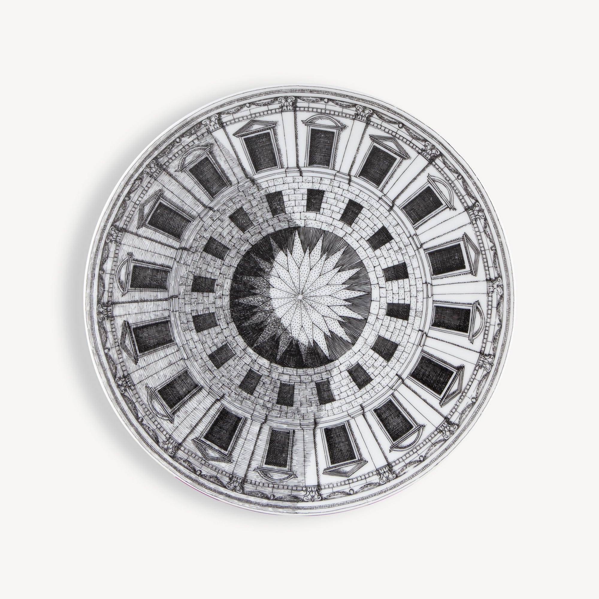 fornasetti-cortili-teller-set-6-teilig-porzellan-architektur image 3
