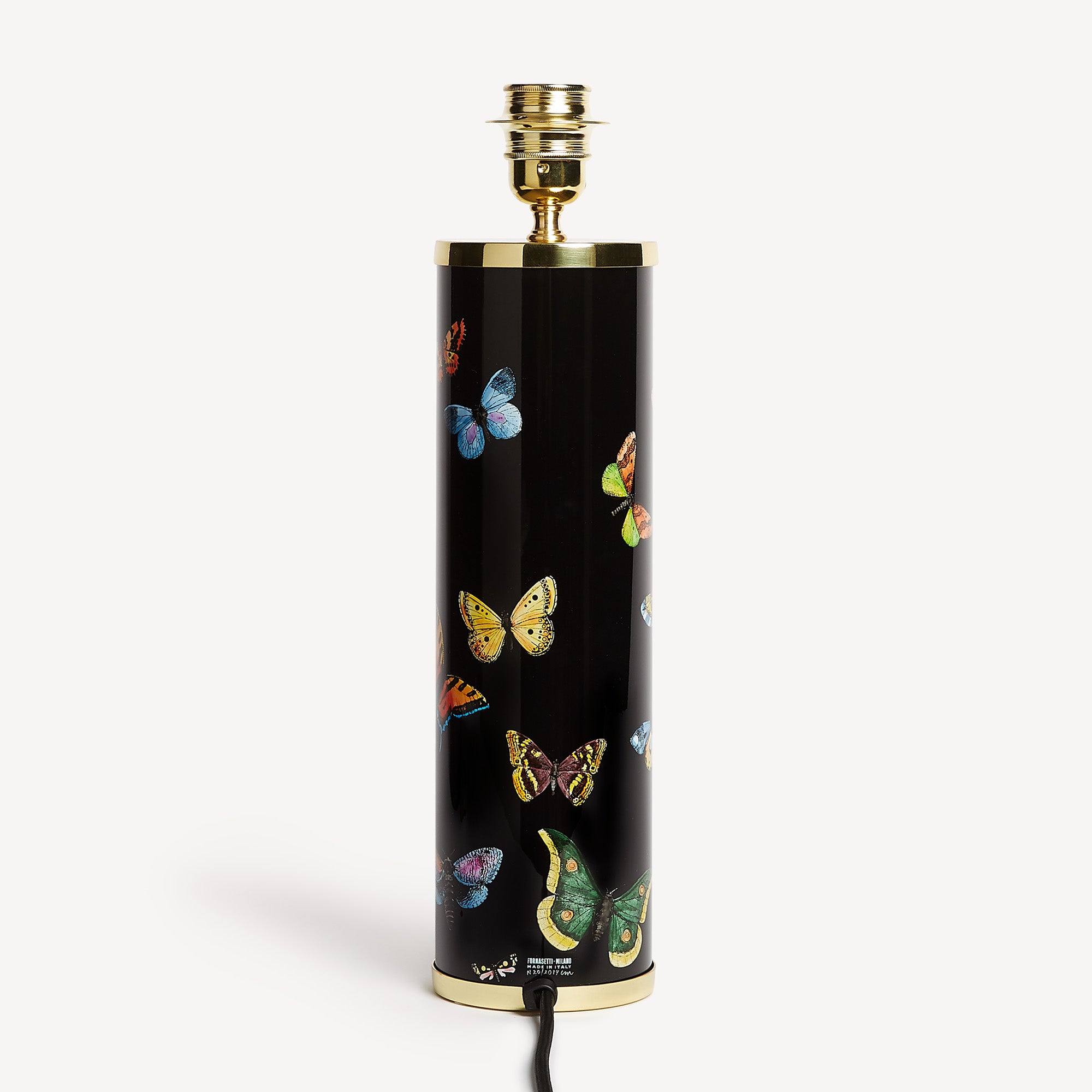 fornasetti-furniture-lampenfu-farfalle-schmetterling-metall image 2