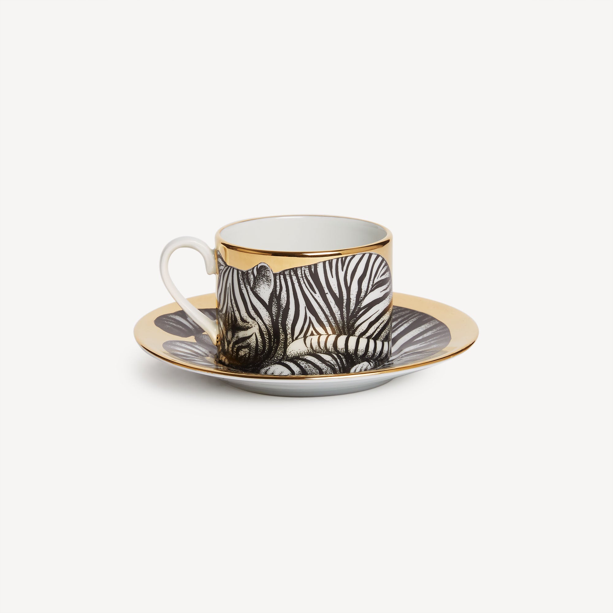 fornasetti-high-fidelity-tigrato-teetasse-porzellan-gold image 1
