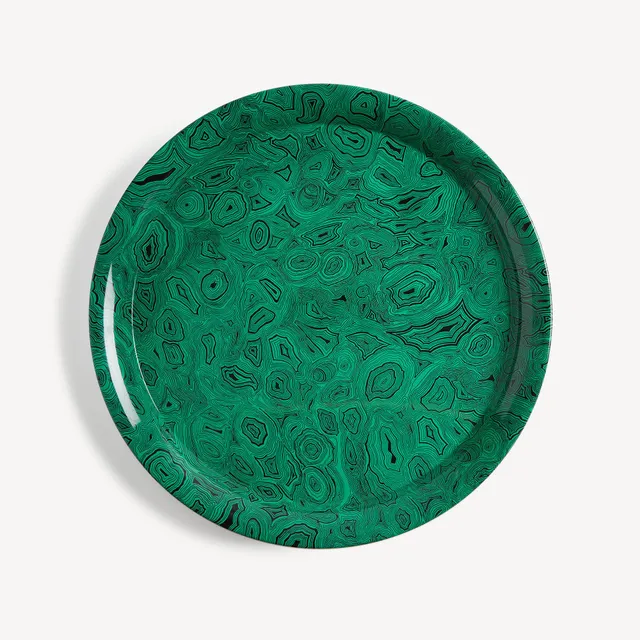 atelier-fornasetti-green-malachite-tablett-gr-n-rund image 1