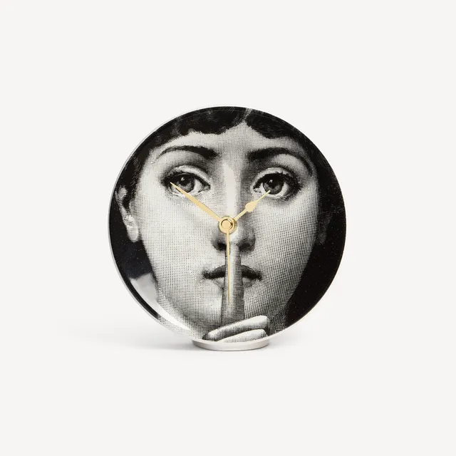 fornasetti-silenzio-tischuhr-tema-e-variazioni-gesicht image 1