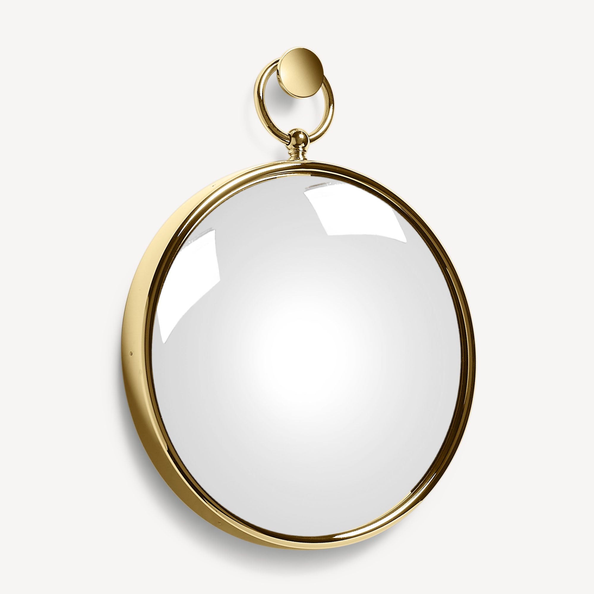 atelier-fornasetti-magic-konvexspiegel-messing-mit-ring image 2
