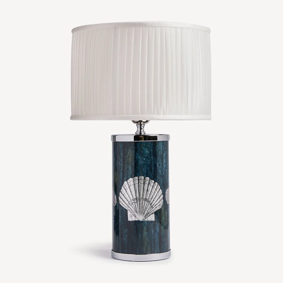fornasetti-lampenschirm-plissee-stoff-zylindrisch image 1