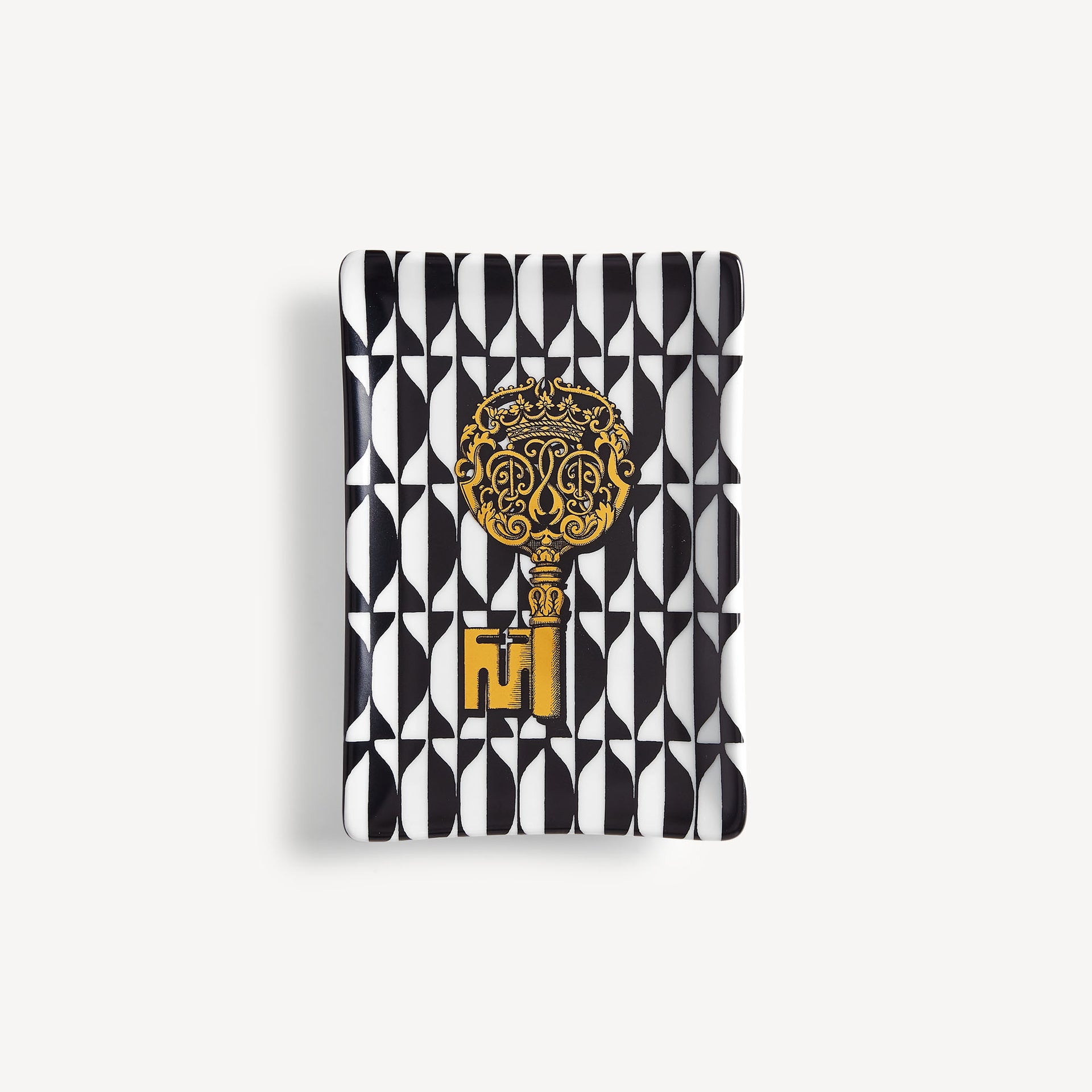 atelier-fornasetti-chiavi-losanghe-aschenbecher-porzellan-eckig image 1