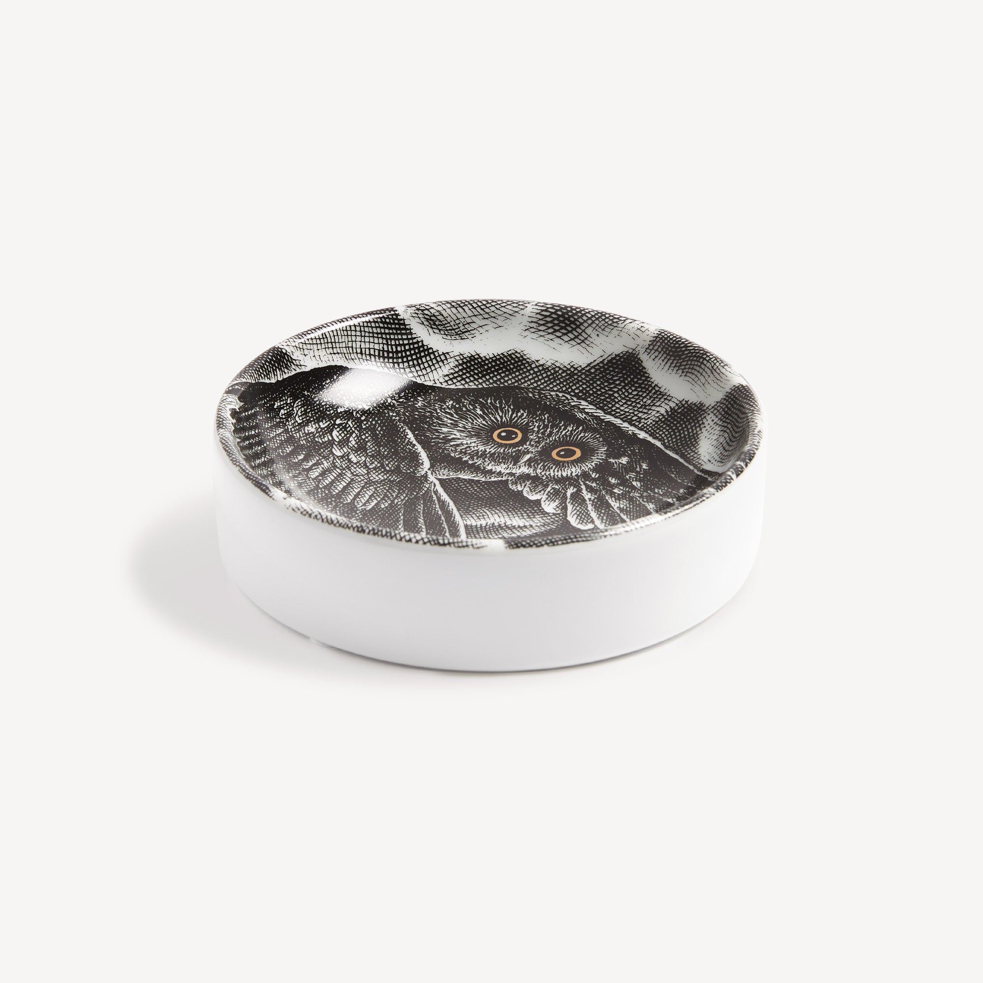 fornasetti-civetta-nella-notte-aschenbecher-eule-gold image 2