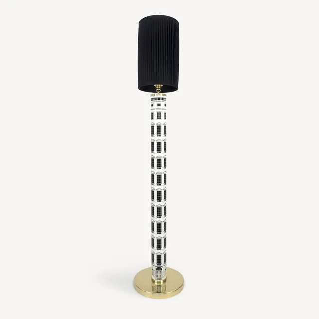 fornasetti-architettura-stehlampe-bodenlampe-siebdruck image 1