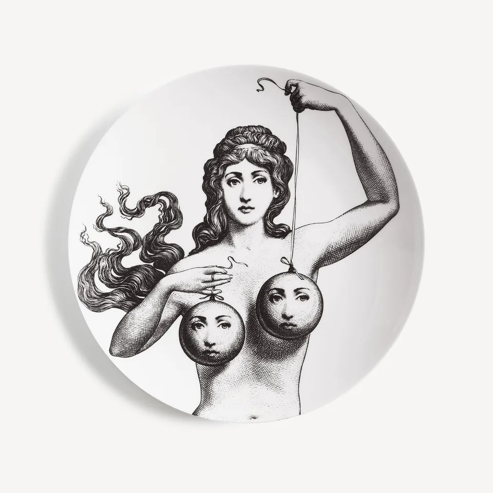 atelier-fornasetti-tema-e-variazioni-n-182-wandteller-porzellan image 1