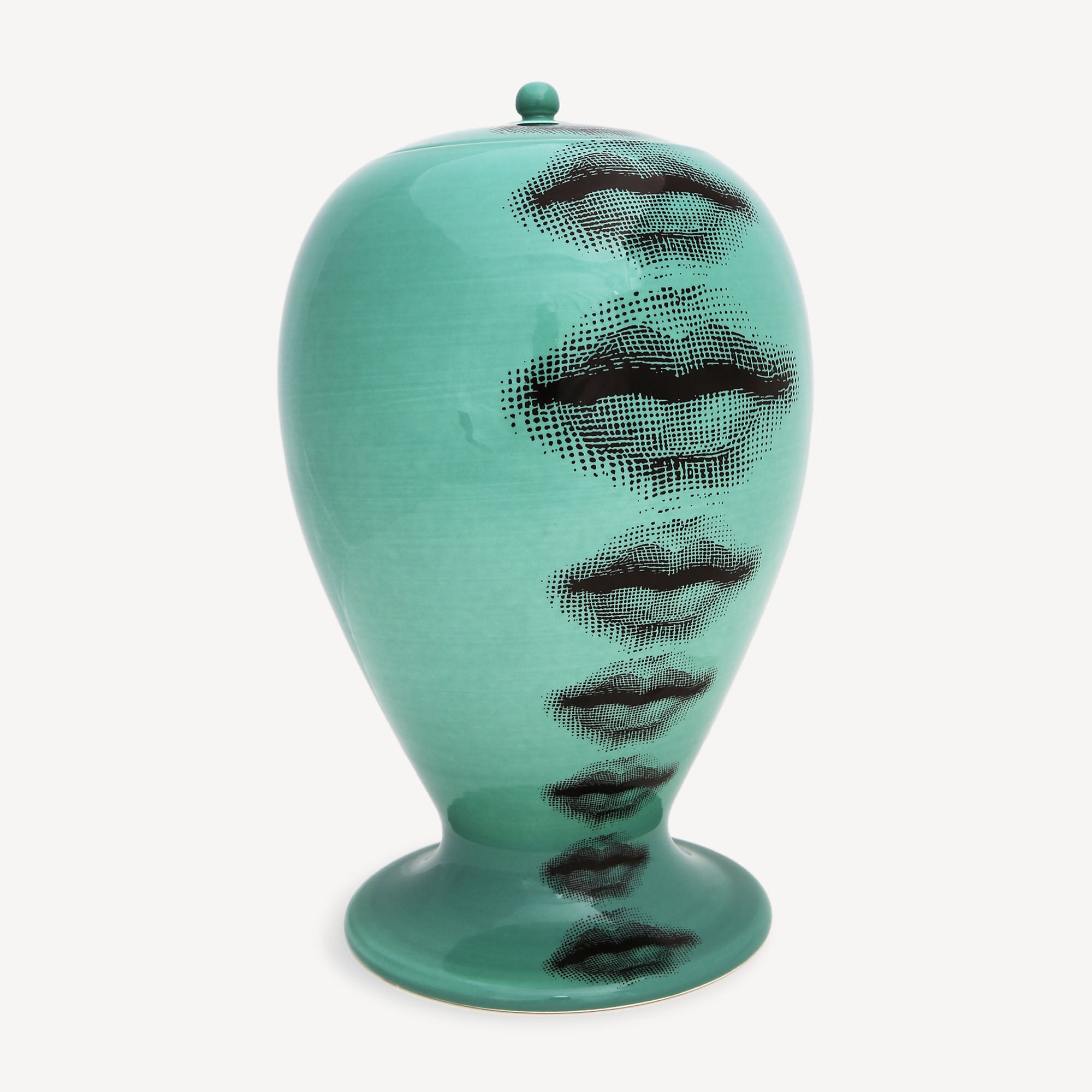 fornasetti-bocche-vase-gr-n-porzellan-lippenmotiv image 2