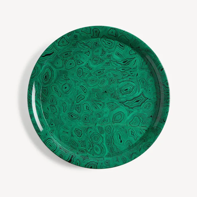 fornasetti-green-malachite-tablett-rund-gr-n image 1