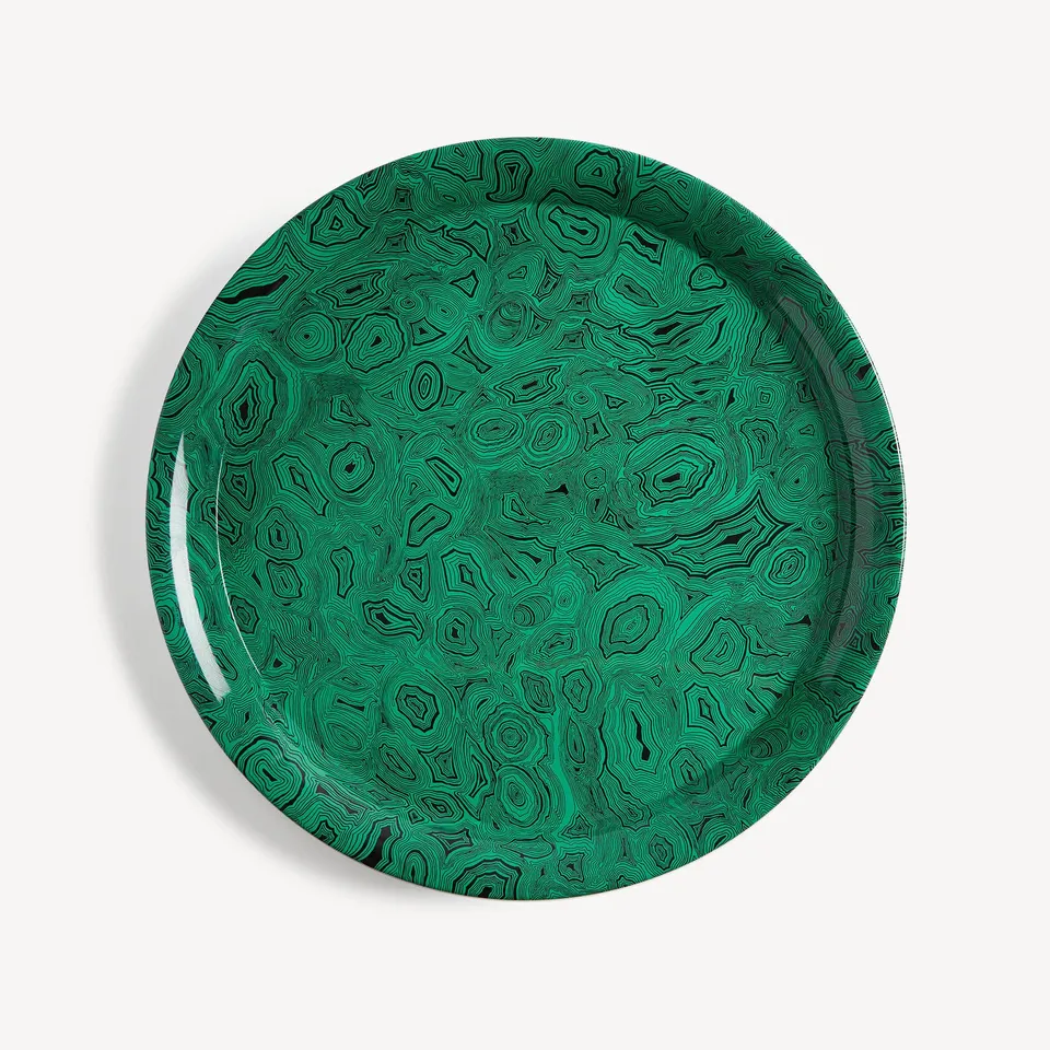 fornasetti-green-malachite-tablett-rund-gr-n image 1
