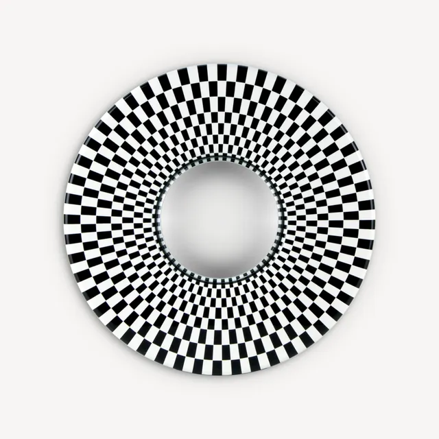 atelier-fornasetti-egocentrismo-konvexspiegel-holzrahmen-lackiert image 1
