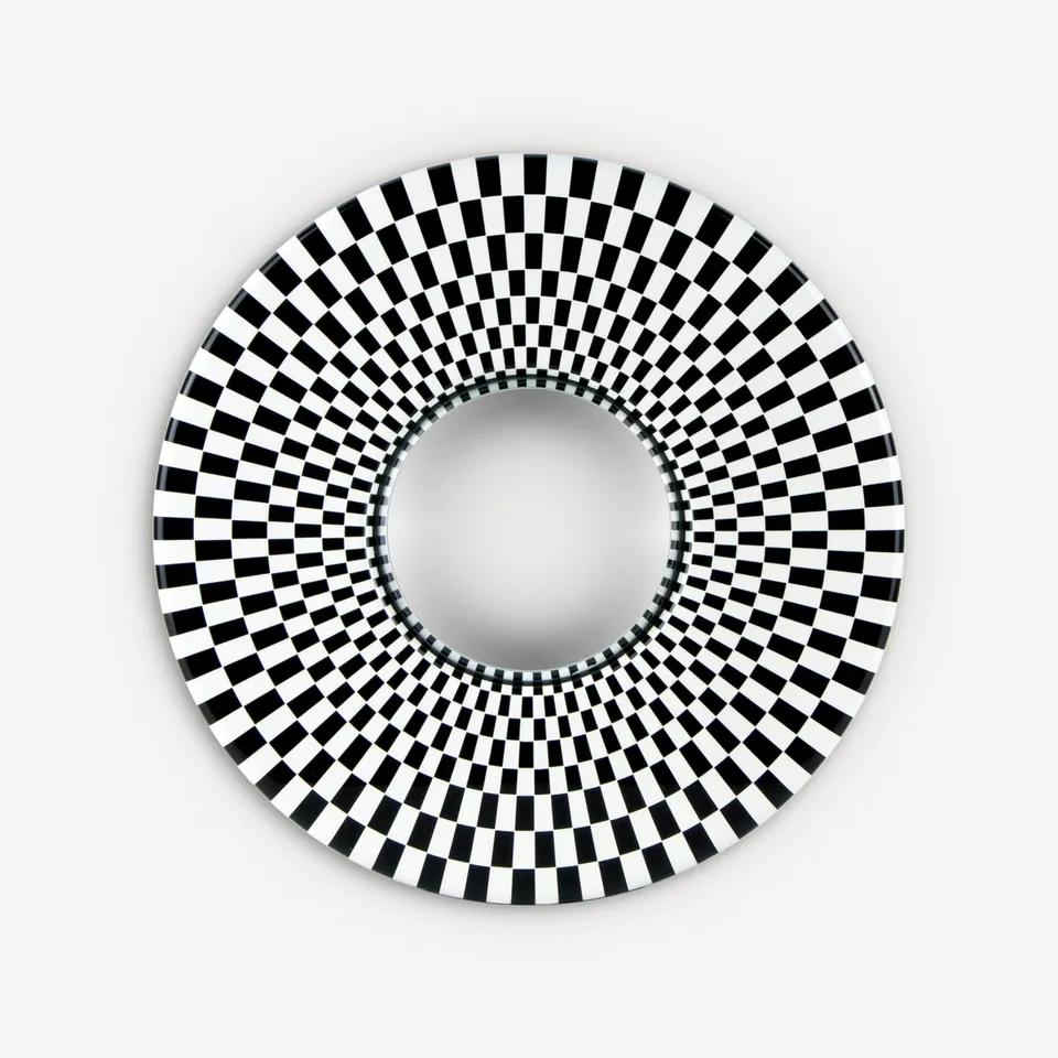 atelier-fornasetti-egocentrismo-konvexspiegel-holzrahmen-lackiert image 1