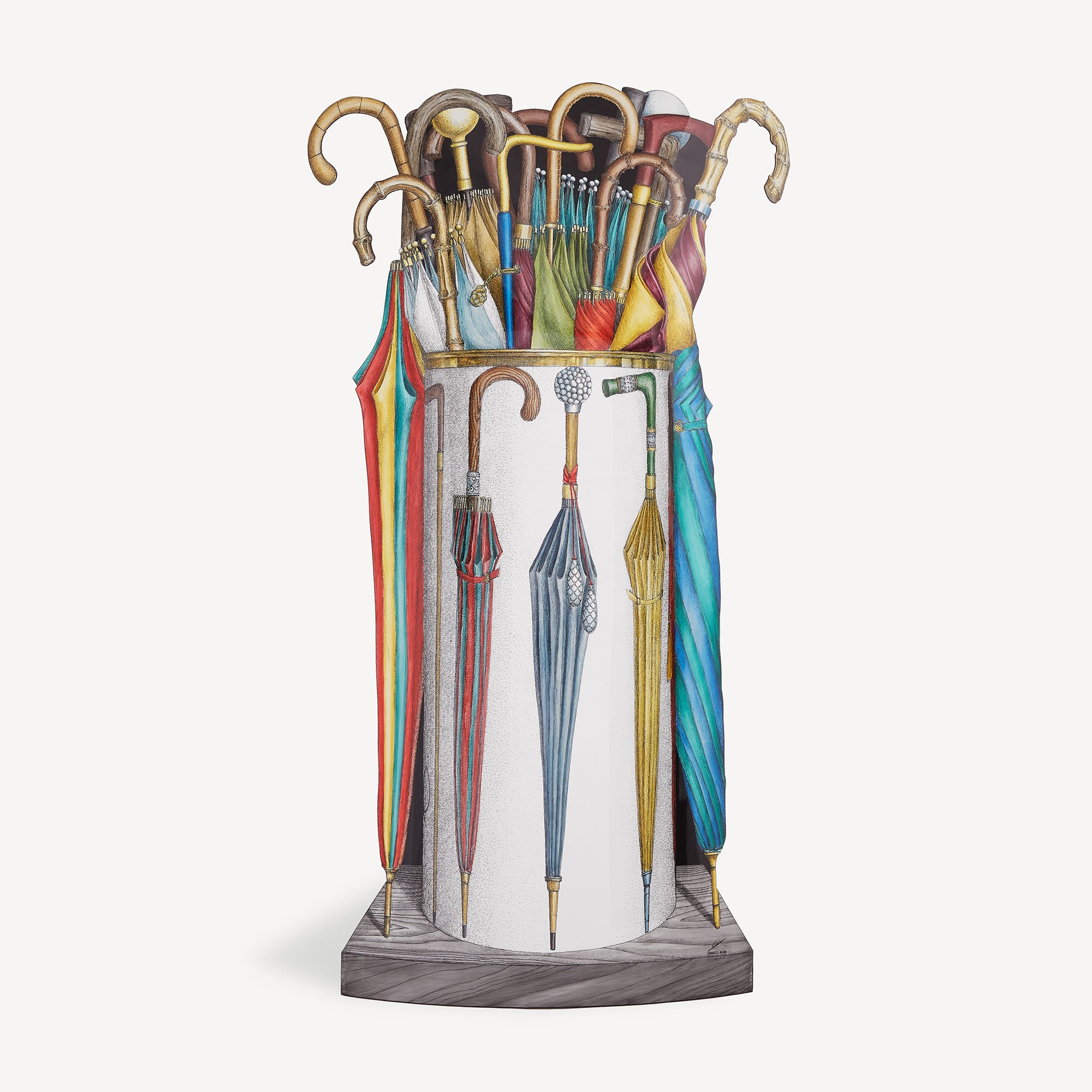 fornasetti-trompe-l-oeil-schirmst-nder-metall-lackiert image 1