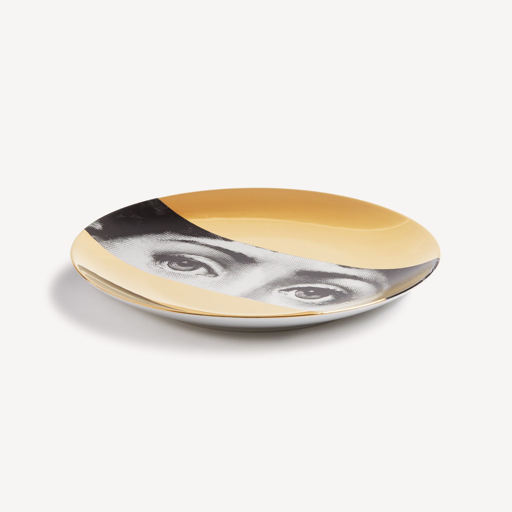 atelier-fornasetti-tema-e-variazioni-wandteller-n-32-porzellan-gold image 2