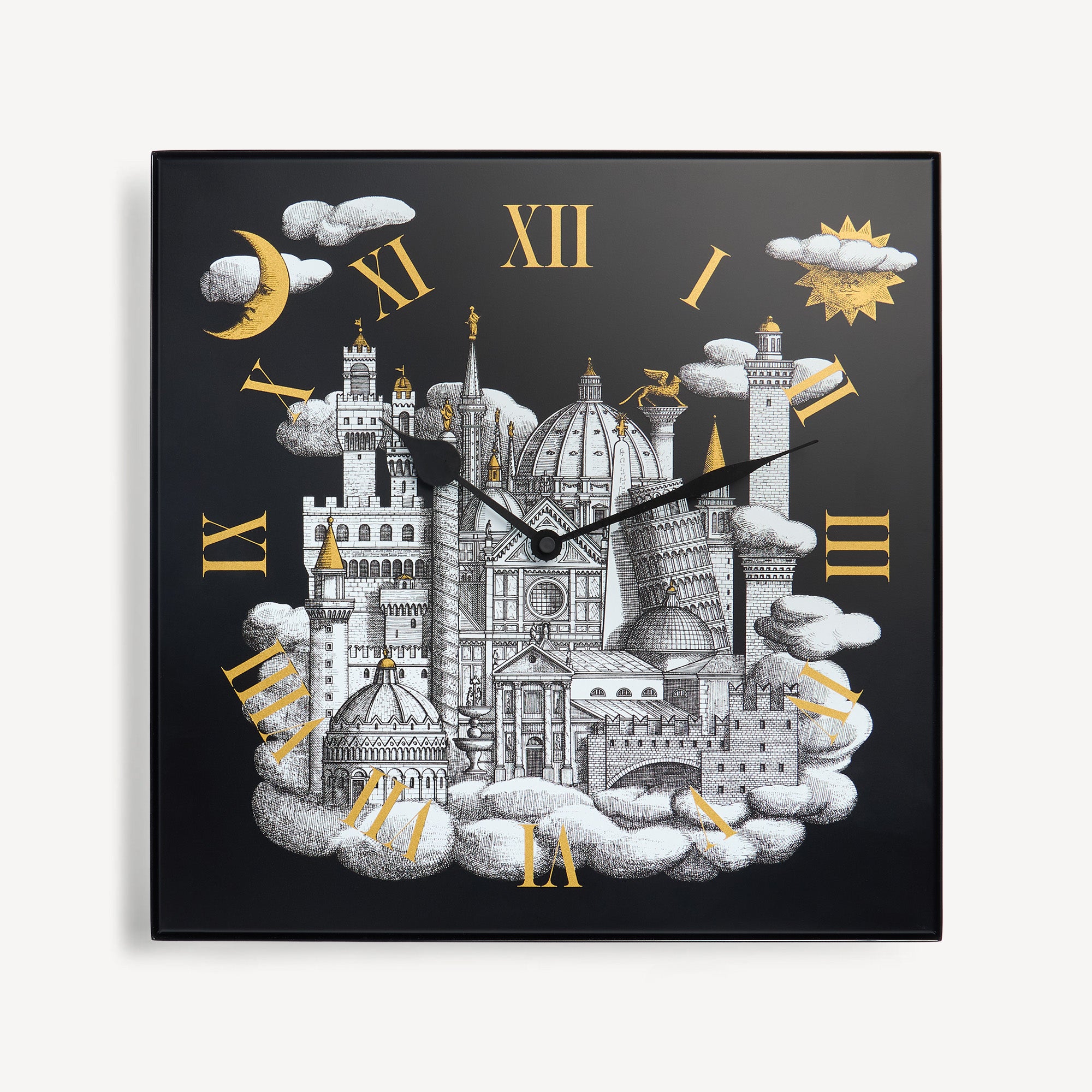 atelier-fornasetti-italia-che-vola-wanduhr-metall image 1