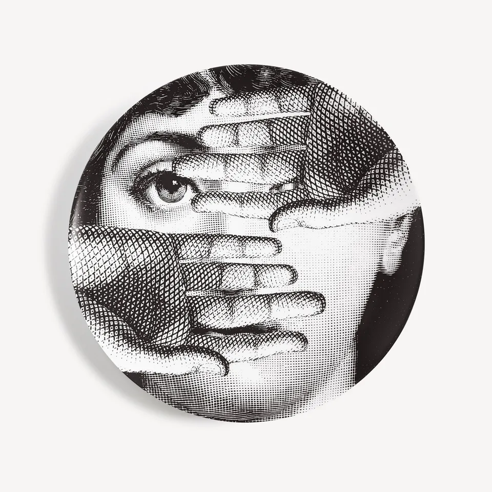atelier-fornasetti-tema-e-variazioni-n-154-wandteller-porzellan image 1