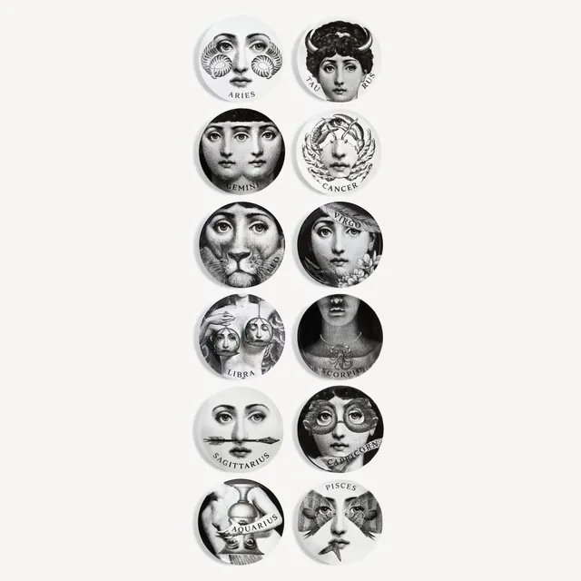 fornasetti-zodiaco-tema-variazioni-wandteller-12er-set image 1