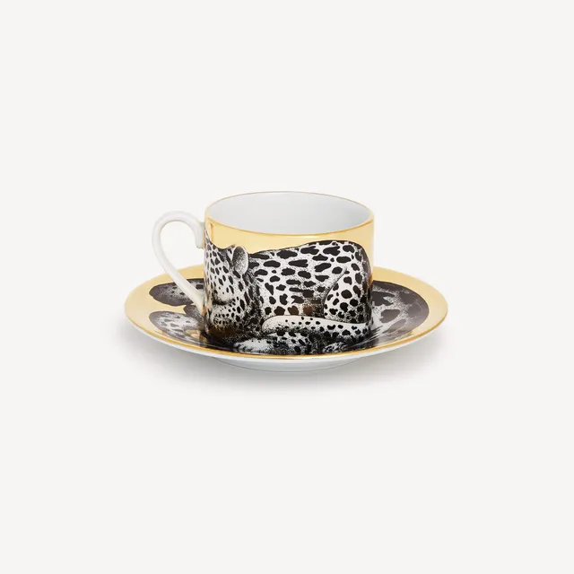 fornasetti-high-fidelity-teetasse-leopardato-katze-gold image 1