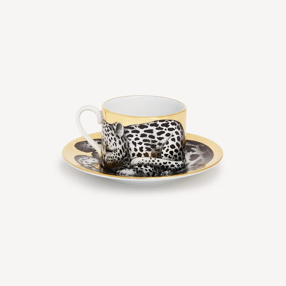 fornasetti-high-fidelity-teetasse-leopardato-katze-gold image 1