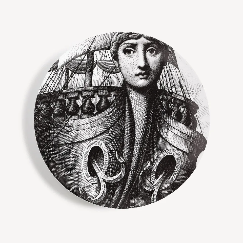 fornasetti-tema-e-variazioni-nr-177-wandteller-porzellan-lina image 1
