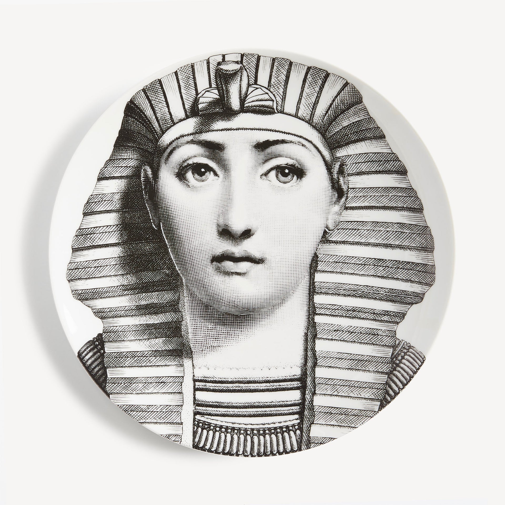 fornasetti-tema-e-variazioni-n-221-wandteller-porzellan-gesicht image 1