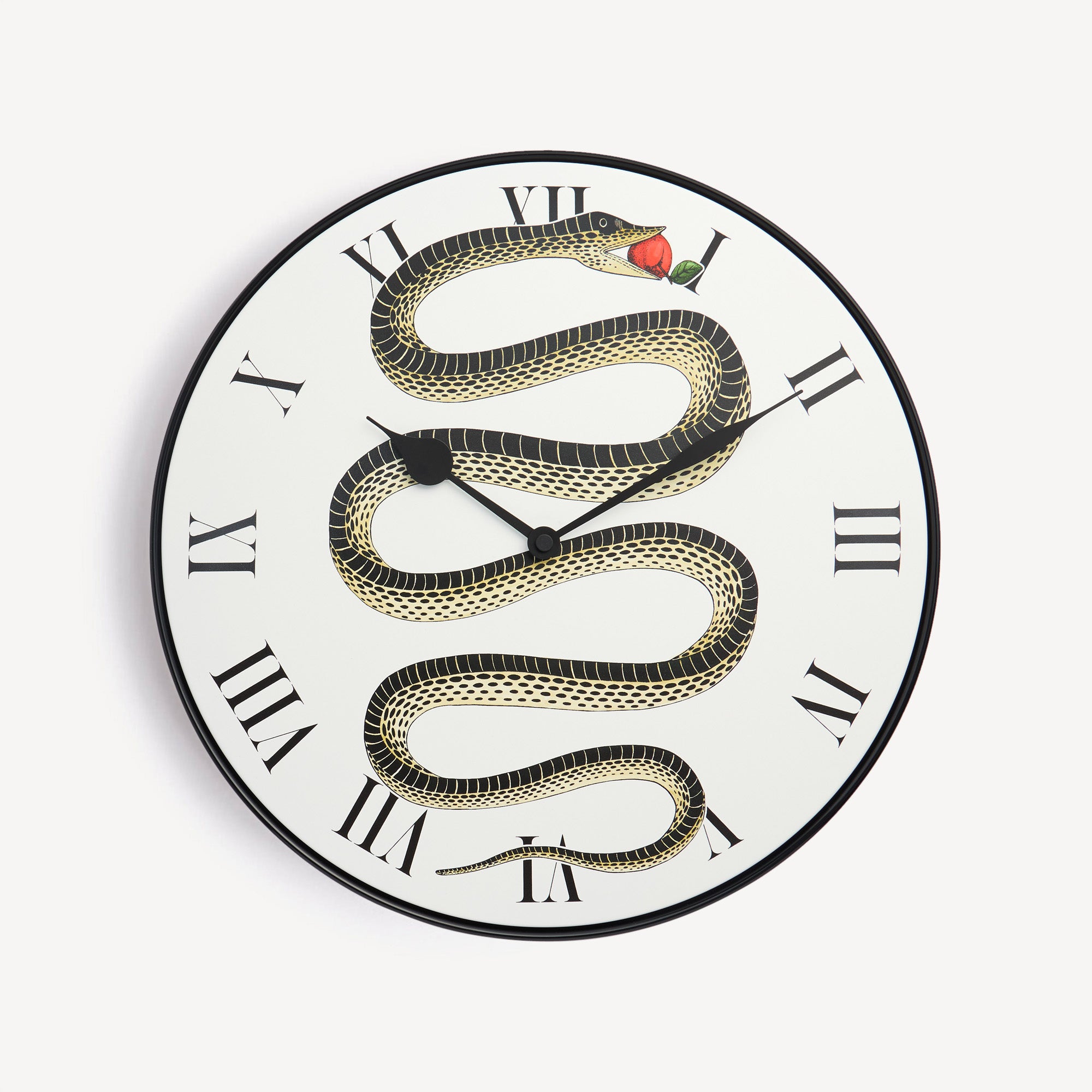 fornasetti-peccato-originale-wanduhr-schlange-metall-lautlos image 1