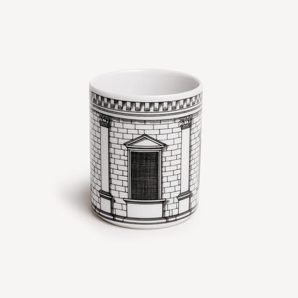 atelier-fornasetti-architettura-stifthalter-porzellan-handbemalt image 1