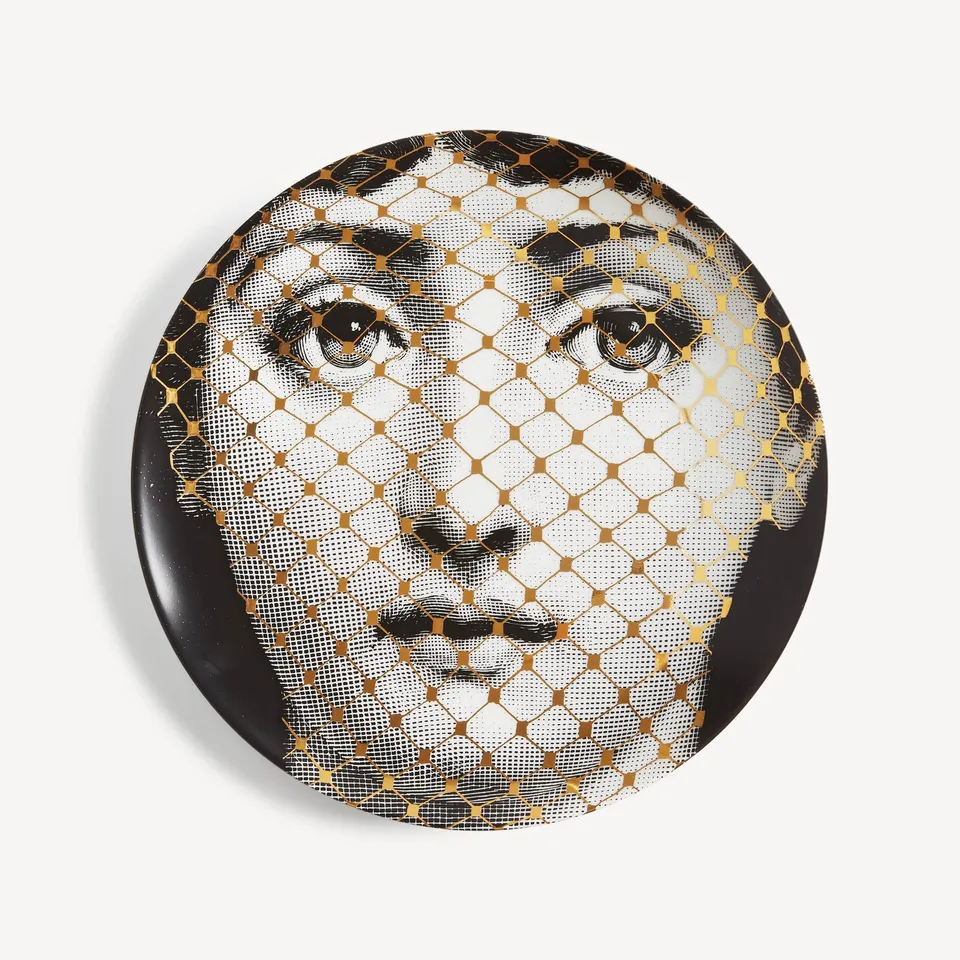 fornasetti-tema-e-variazioni-wandteller-nr-78-gold image 1