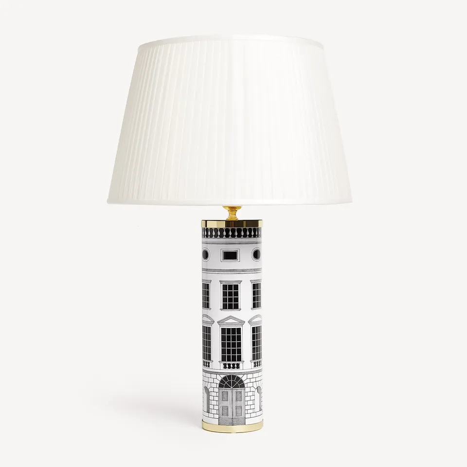 fornasetti-home-accessories-lampenschirm-konisch-plissee-stoff image 1