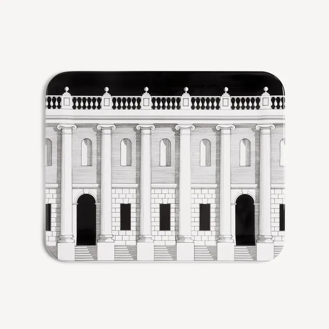 fornasetti-casa-con-colonne-tablett-siebdruck-deko image 1